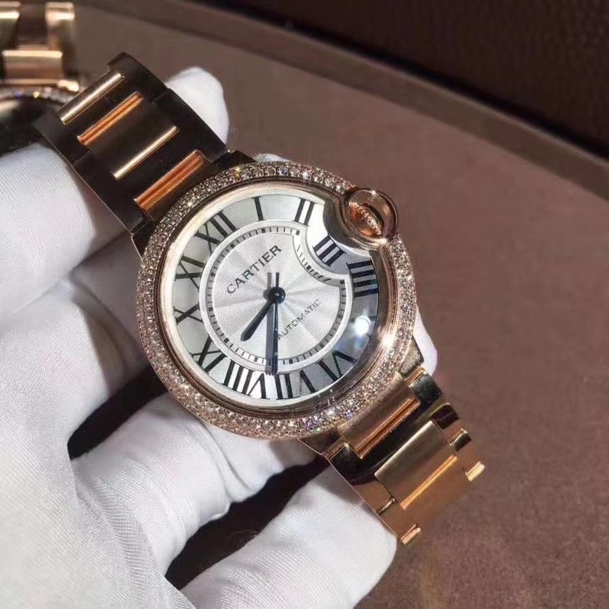 Cartier Ballon Bleu De Cartier Pink Gold 18K 33mm W6920096