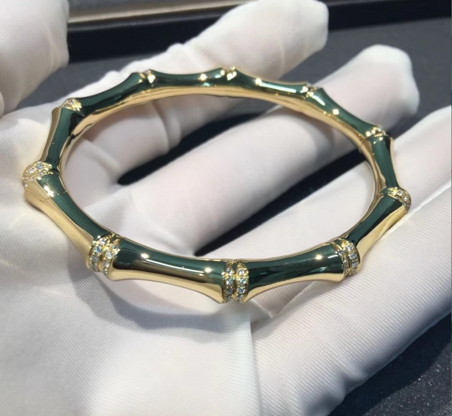 Gucci Bamboo Bracelet in 18K Yellow Gold YBA246473001