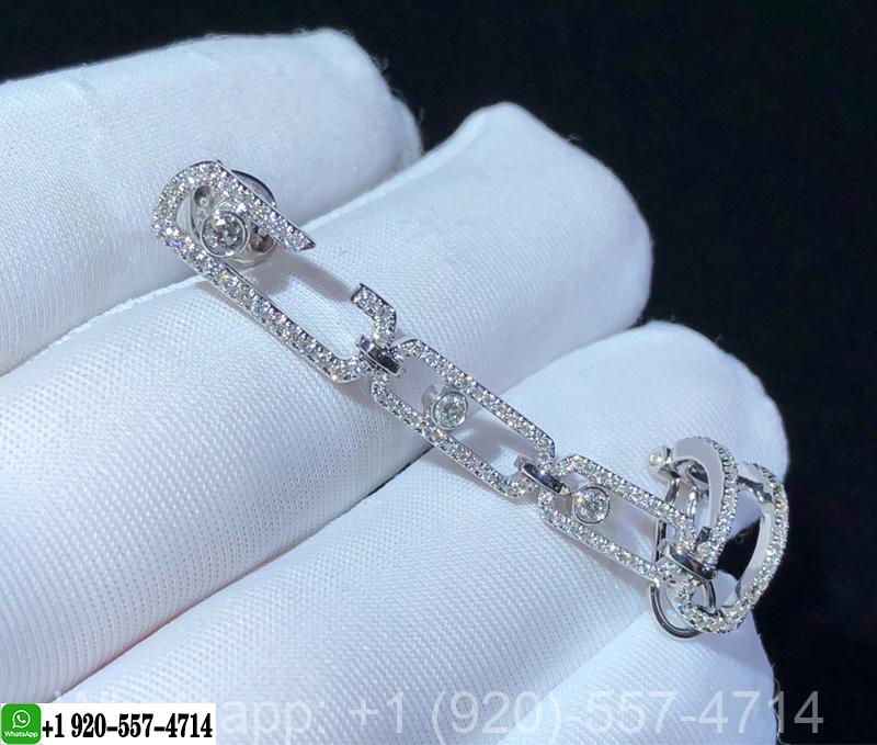 Messika 18K White Gold Move Addiction Earrings